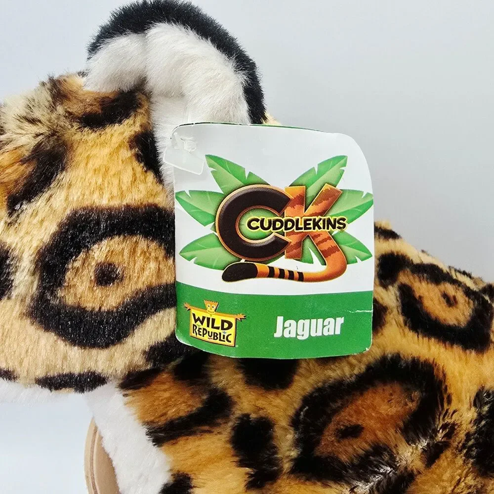 Wild Republic Cuddlekins Jaguar Cub Plush